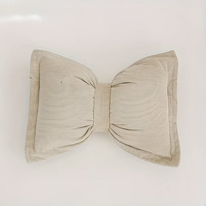 Chic Bow Accent Pillow for Cozy Spaces