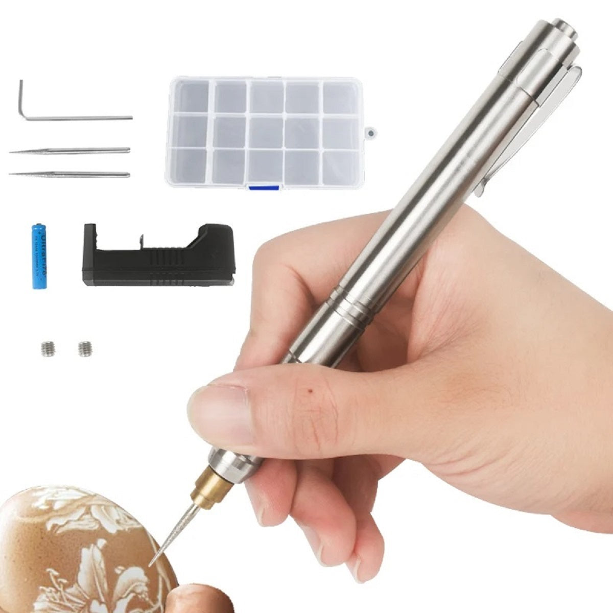 Wireless Mini Rotary Tool - Cordless Engraving and Drilling Pen