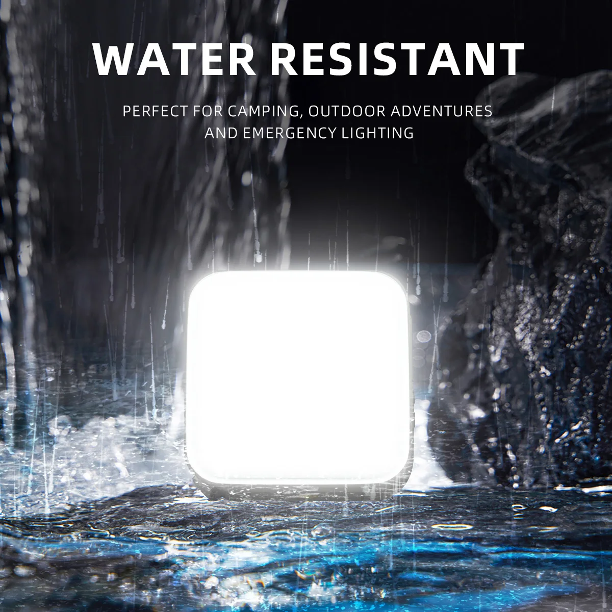 Waterproof Solar-Powered Light for Camping – Portable Design