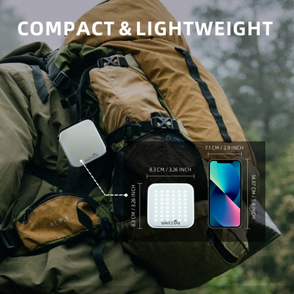 Waterproof Solar-Powered Light for Camping – Portable Design