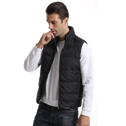 Electric Winter Jacket - Unisex Down Vest with 15 Heated Zones