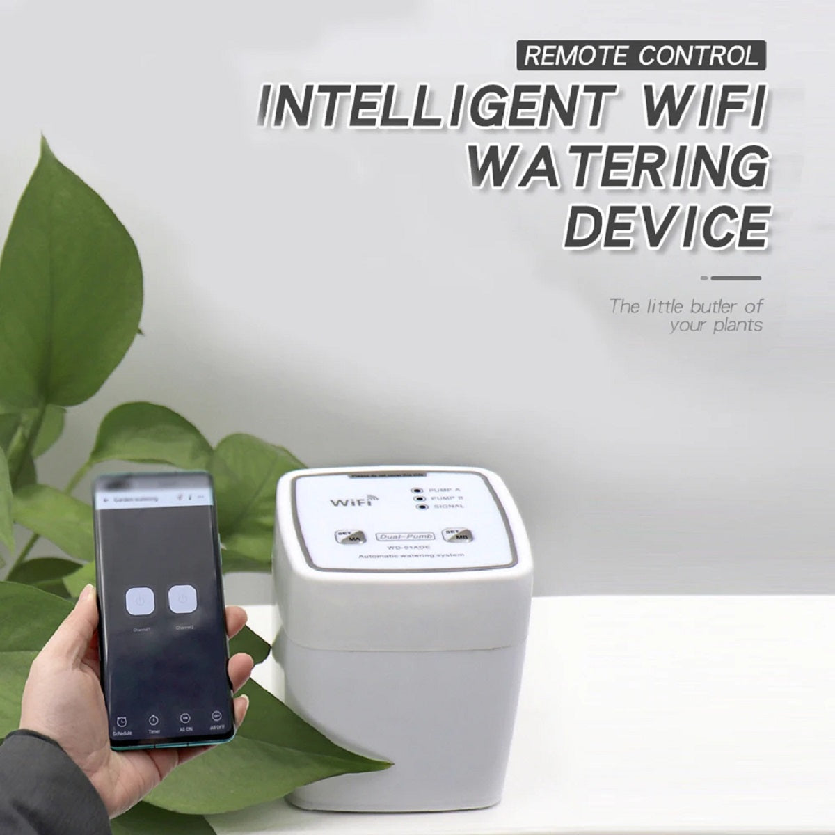 Automatic Drip Irrigation System with Dual Pump and Remote App Control