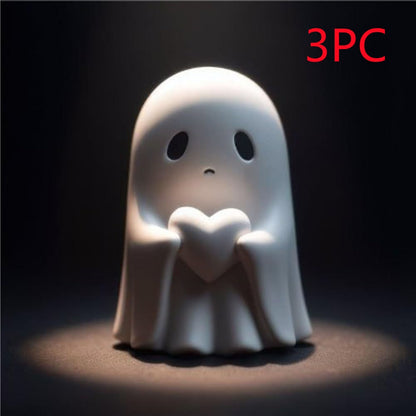 Whimsical Ghost Decor Figurines for Spooky Season Charm