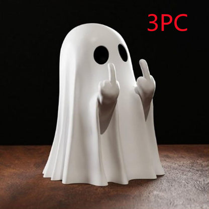 Whimsical Ghost Decor Figurines for Spooky Season Charm