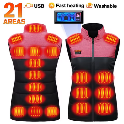 Adjustable Heat Electric Heated Vest