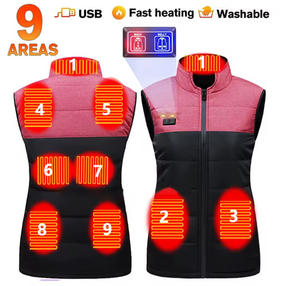 Adjustable Heat Electric Heated Vest