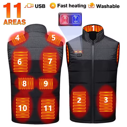 Adjustable Heat Electric Heated Vest