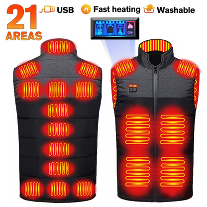 Adjustable Heat Electric Heated Vest