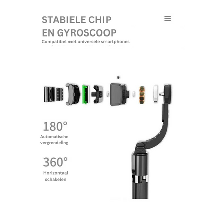 Smart Bluetooth Stabilizer | High-Quality Camera Stabilization Device