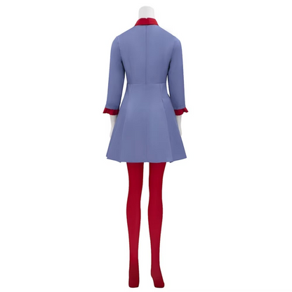 Anime-Inspired Costume Set for Halloween with Bow Tie