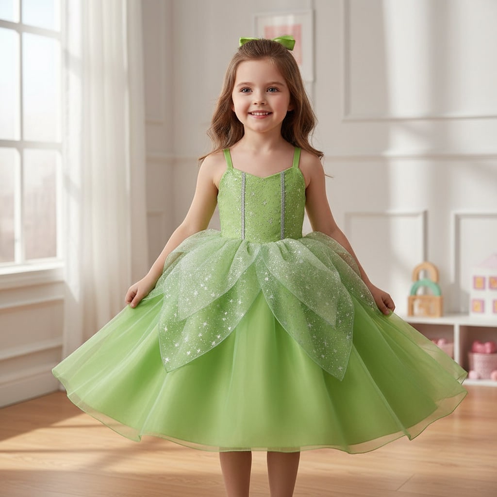 Enchanting Fairy Dress Set for Girls with Wings and Accessories