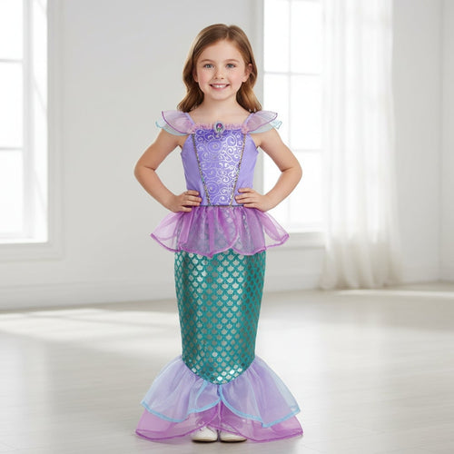 Enchanting Mermaid Dress-Up Set for Girls with Accessories
