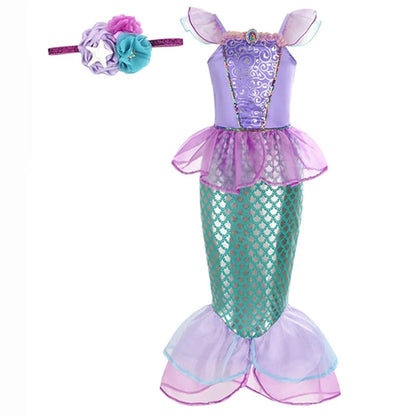 Enchanting Mermaid Dress-Up Set for Girls with Accessories