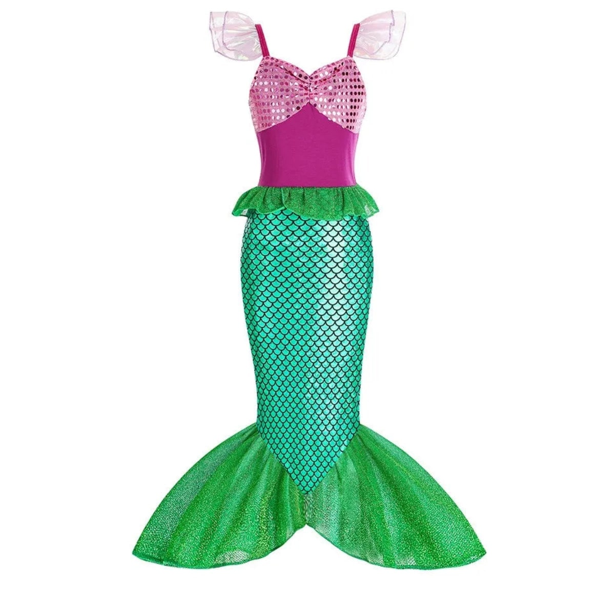 Enchanting Mermaid Dress-Up Set for Girls with Accessories