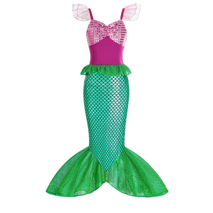Enchanting Mermaid Dress-Up Set for Girls with Accessories
