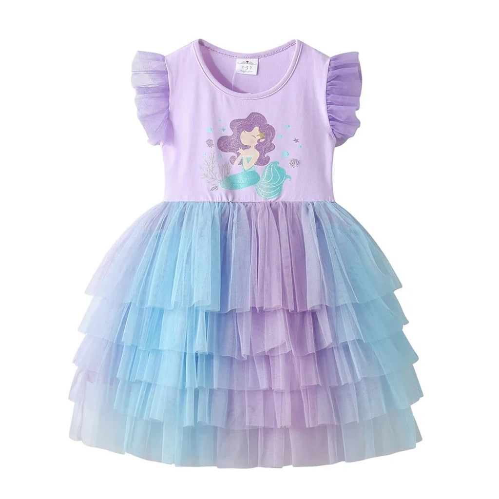 Enchanting Mermaid Tutu Dress for Girls - Perfect for Parties