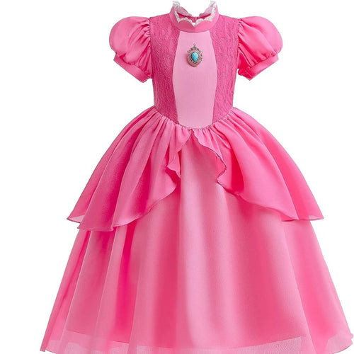 Enchanted Fairy Princess Costume Set with Crown, Gloves, and Wand