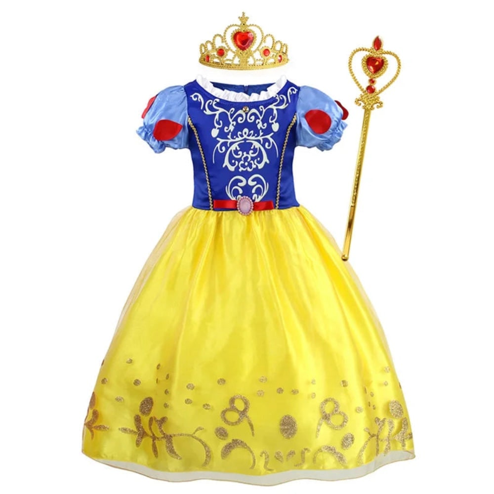Enchanting Princess Dress-Up Ensemble for Girls