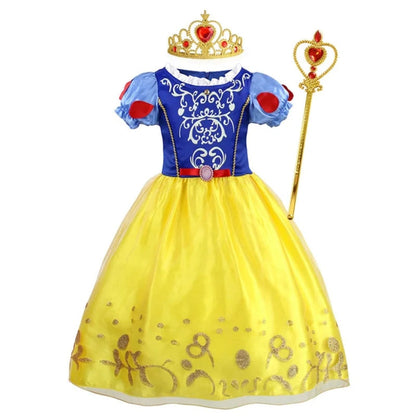 Enchanting Princess Dress-Up Ensemble for Girls