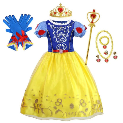 Enchanting Princess Dress-Up Ensemble for Girls