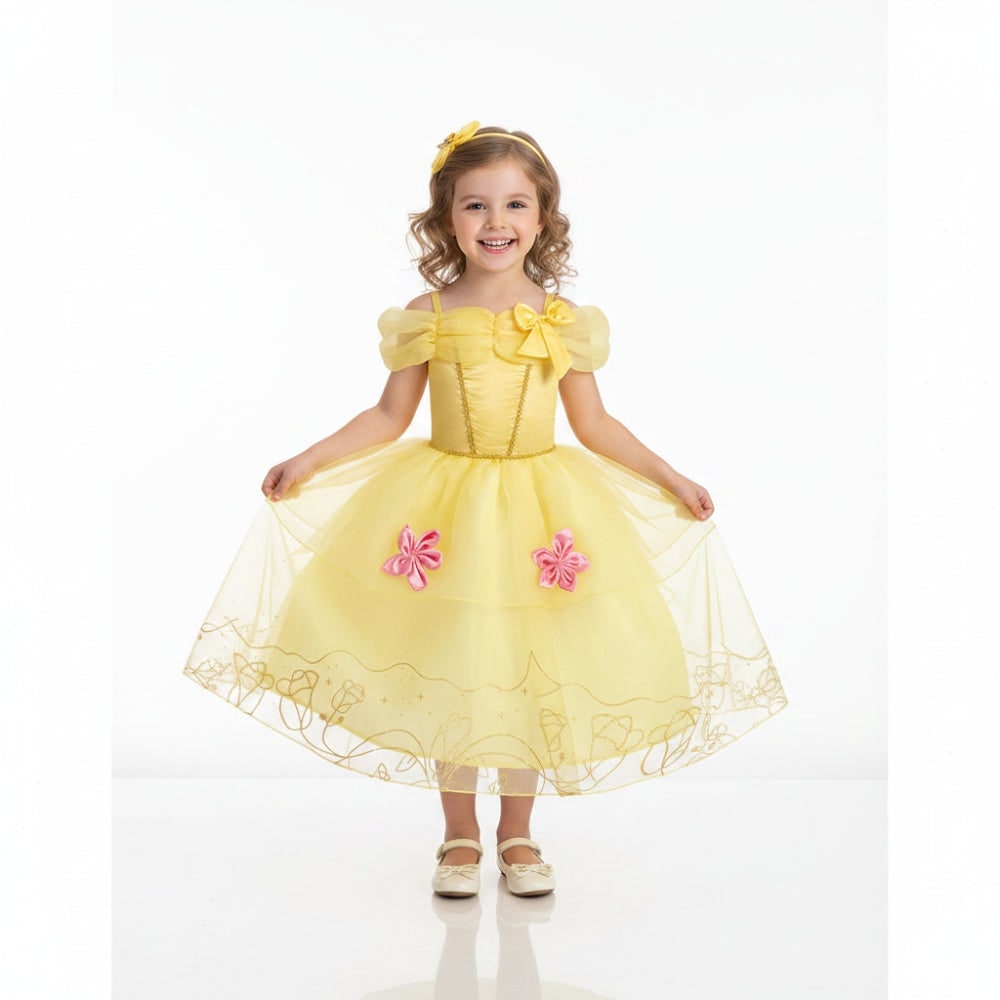 Enchanting Princess Dress-Up Ensemble for Girls