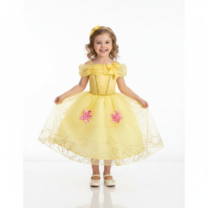 Enchanting Princess Dress-Up Ensemble for Girls