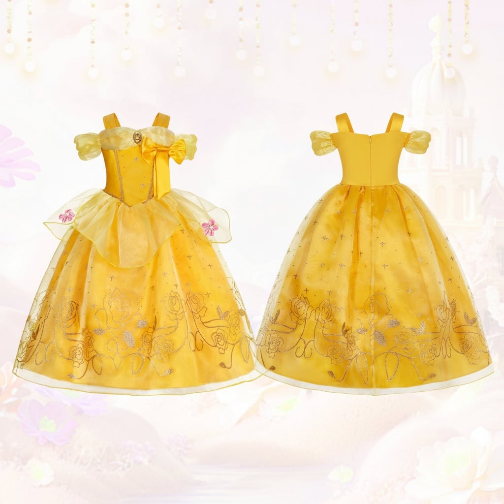 Enchanting Fairy Tale Princess Outfit with Accessories Set