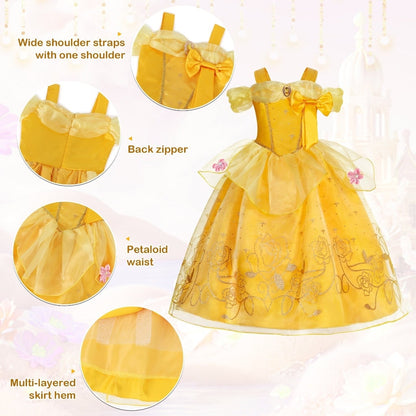 Enchanting Fairy Tale Princess Outfit with Accessories Set