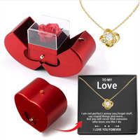Lover Necklace Gold Card Box