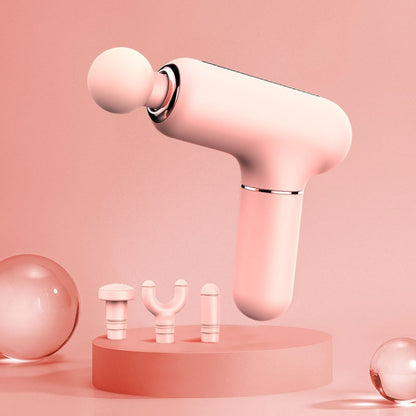 Portable Deep Tissue Massage Device with Four Versatile Heads