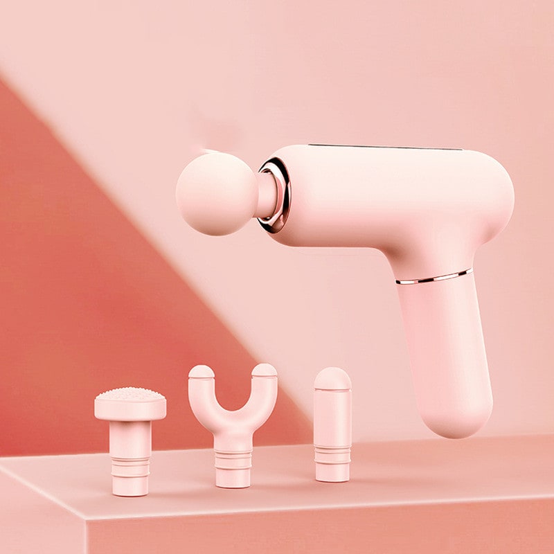 Portable Deep Tissue Massage Device with Four Versatile Heads