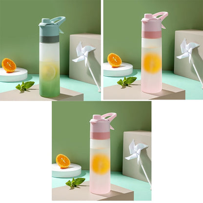 ChillMist Hydration Bottle – Insulated Spray and Sip Design