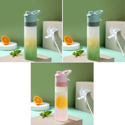 ChillMist Hydration Bottle – Insulated Spray and Sip Design