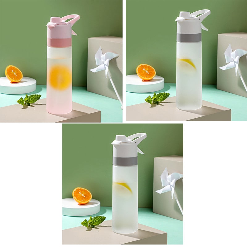 ChillMist Hydration Bottle – Insulated Spray and Sip Design