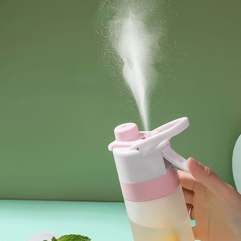 ChillMist Hydration Bottle – Insulated Spray and Sip Design