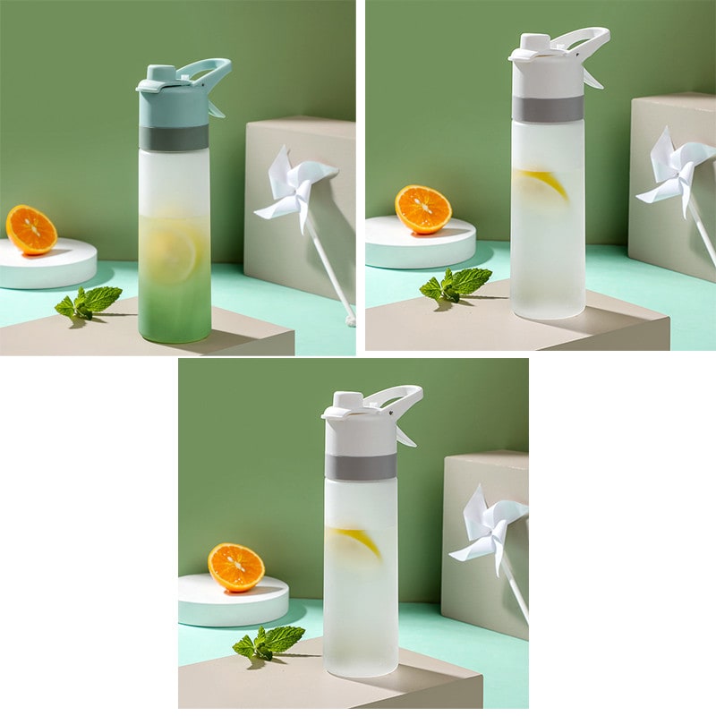 ChillMist Hydration Bottle – Insulated Spray and Sip Design