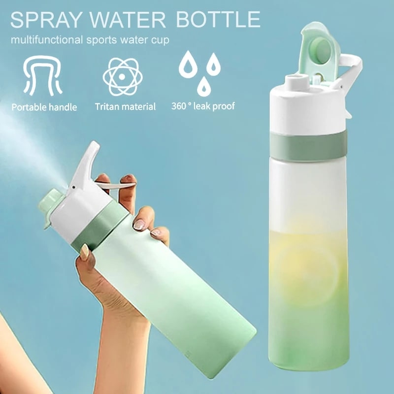 ChillMist Hydration Bottle – Insulated Spray and Sip Design