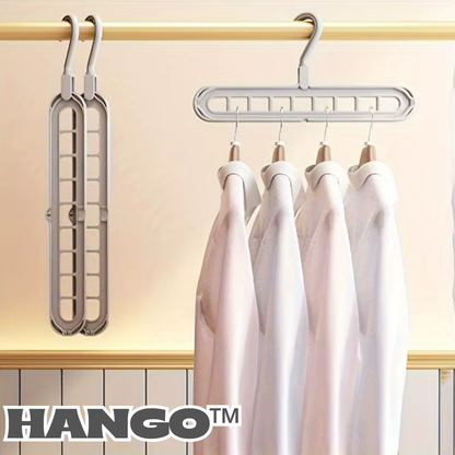Space-Saving 360° Rotating Hangers - Set of 4