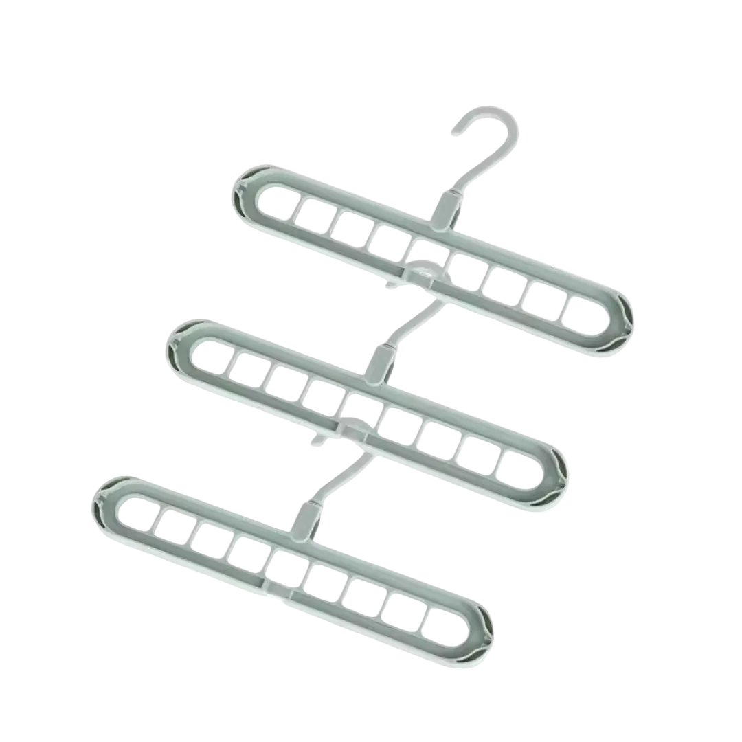 Space-Saving 360° Rotating Hangers - Set of 4