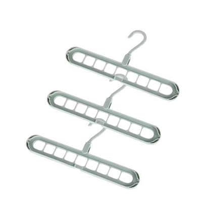 Space-Saving 360° Rotating Hangers - Set of 4