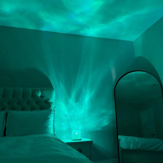 Colorful Aurora Borealis Cube with 16 Dancing Light Effects
