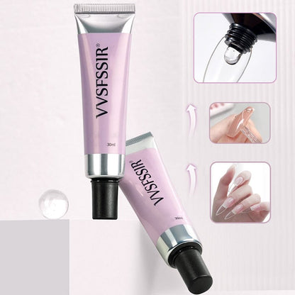 All-in-One Nail Adhesive Kit with UV Lamp and Remover
