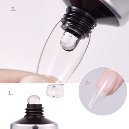 All-in-One Nail Adhesive Kit with UV Lamp and Remover