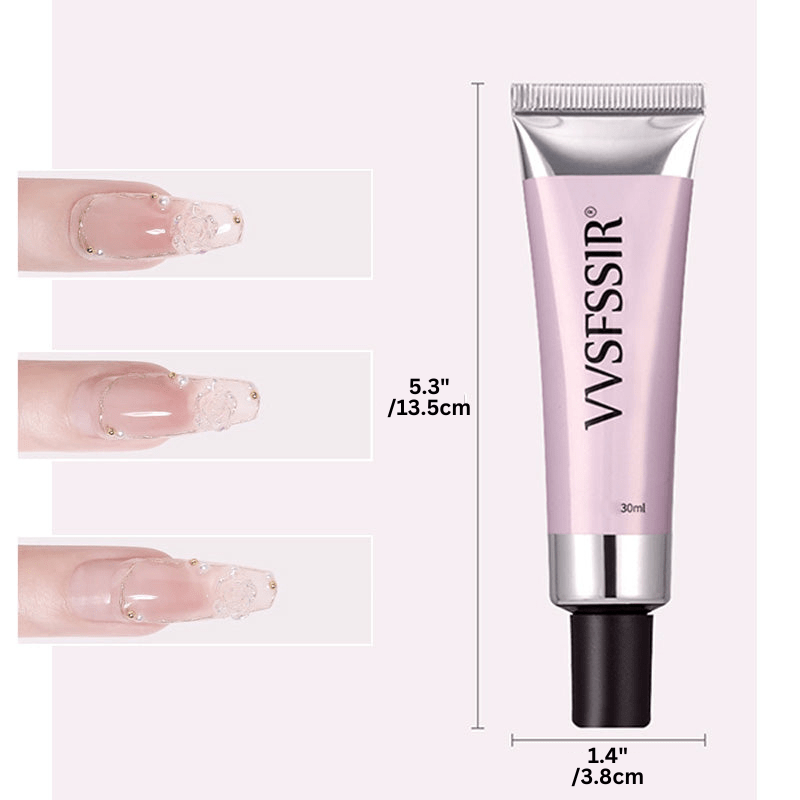 All-in-One Nail Adhesive Kit with UV Lamp and Remover