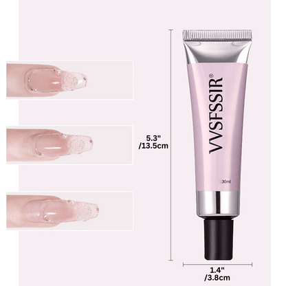 All-in-One Nail Adhesive Kit with UV Lamp and Remover