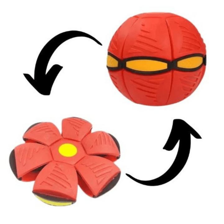 Dynamic 2-in-1 Fetch Toy: Frisbee & Ball Combo