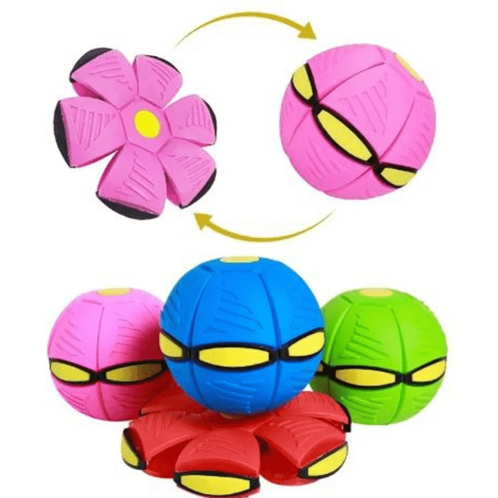 Dynamic 2-in-1 Fetch Toy: Frisbee & Ball Combo