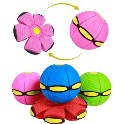 Dynamic 2-in-1 Fetch Toy: Frisbee & Ball Combo