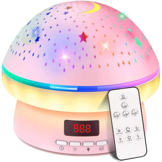 Star Projector with Timer & 16 Color Options for Relaxing Evenings