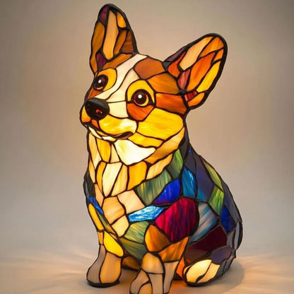 Artistic LED Night Light for Dogs – Home Decor Accent Lamp